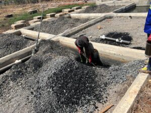 Repair of sewage treatment plant 3